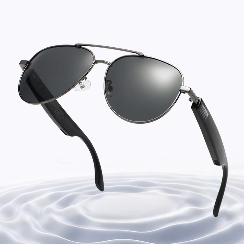 Sunglasses Aviator Polarized - Bluetooth Smart Aviator Sonnenbrille für Herren,