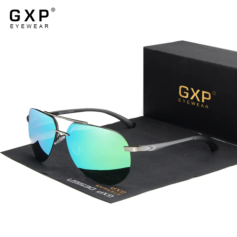 Sunglasses Aviator Polarized - GXP Pilot Randlose Sonnenbrille Polarisierte UV400