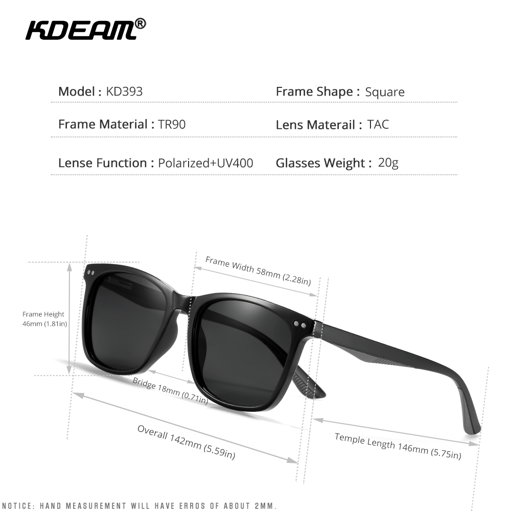 KDEAM männer Sonnenbrille Pola – Sunglasses Aviator Polarized Bewertung und Preis