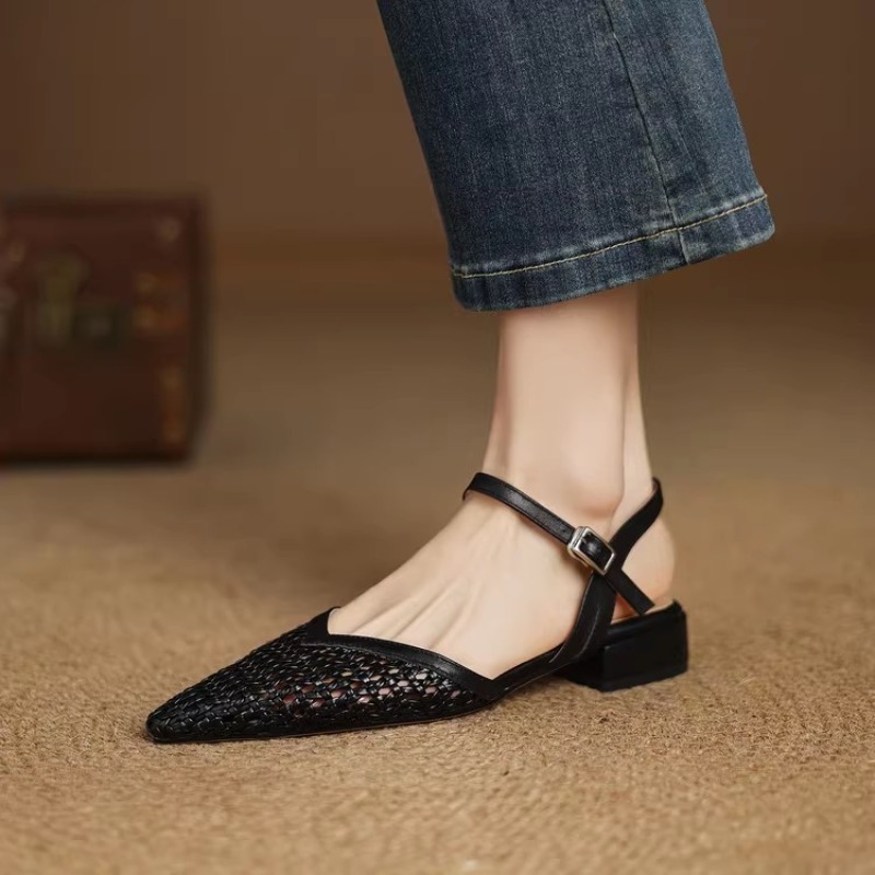Französische spitze gewebte Hi – Casual Sandal Leather Bewertung und Preis