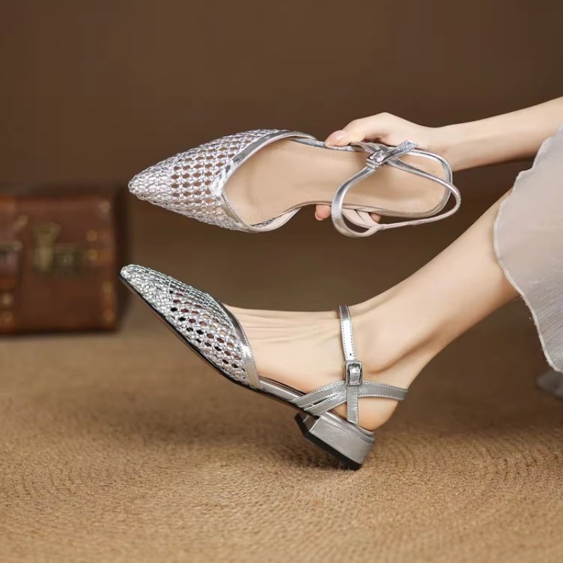Französische spitze gewebte Hi – Casual Sandal Leather Bewertung und Preis