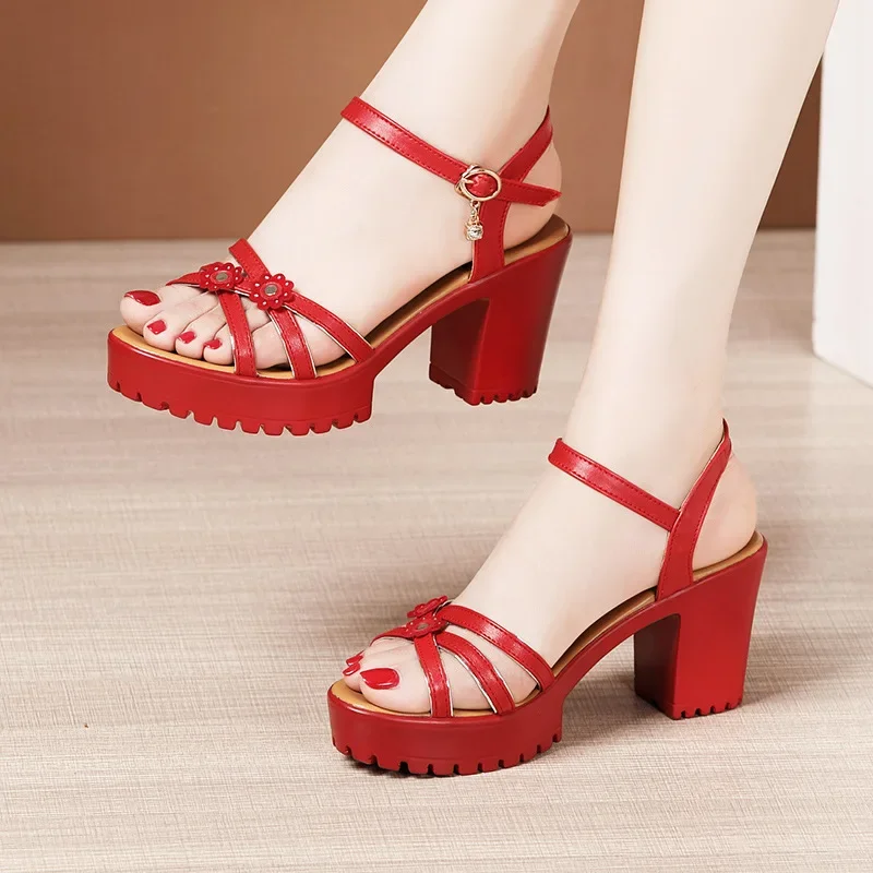 8cm Kleine Größe 32-43 Elegant – Casual Sandal Leather Bewertung und Preis